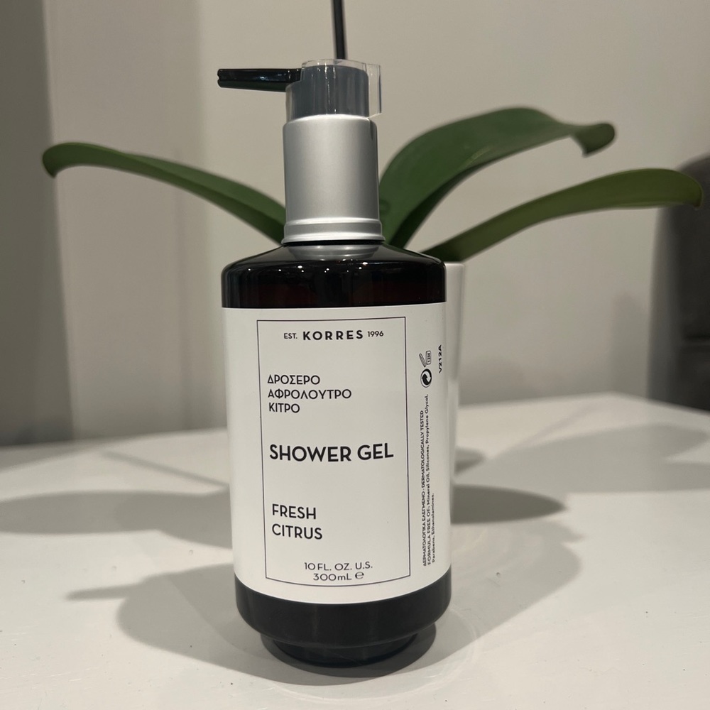 Korres 300ml 10 Oz Shower Gel Citrus Gel Pump Exclusive to AC Hotels by Marriot
